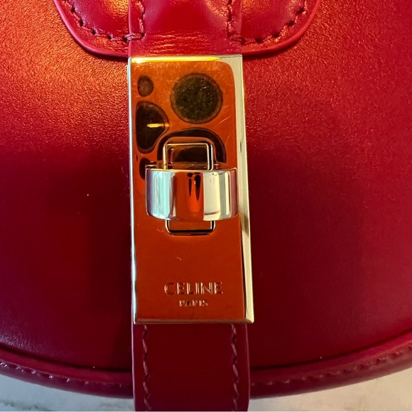 Celine small Besace red bag - Picture 2 of 8